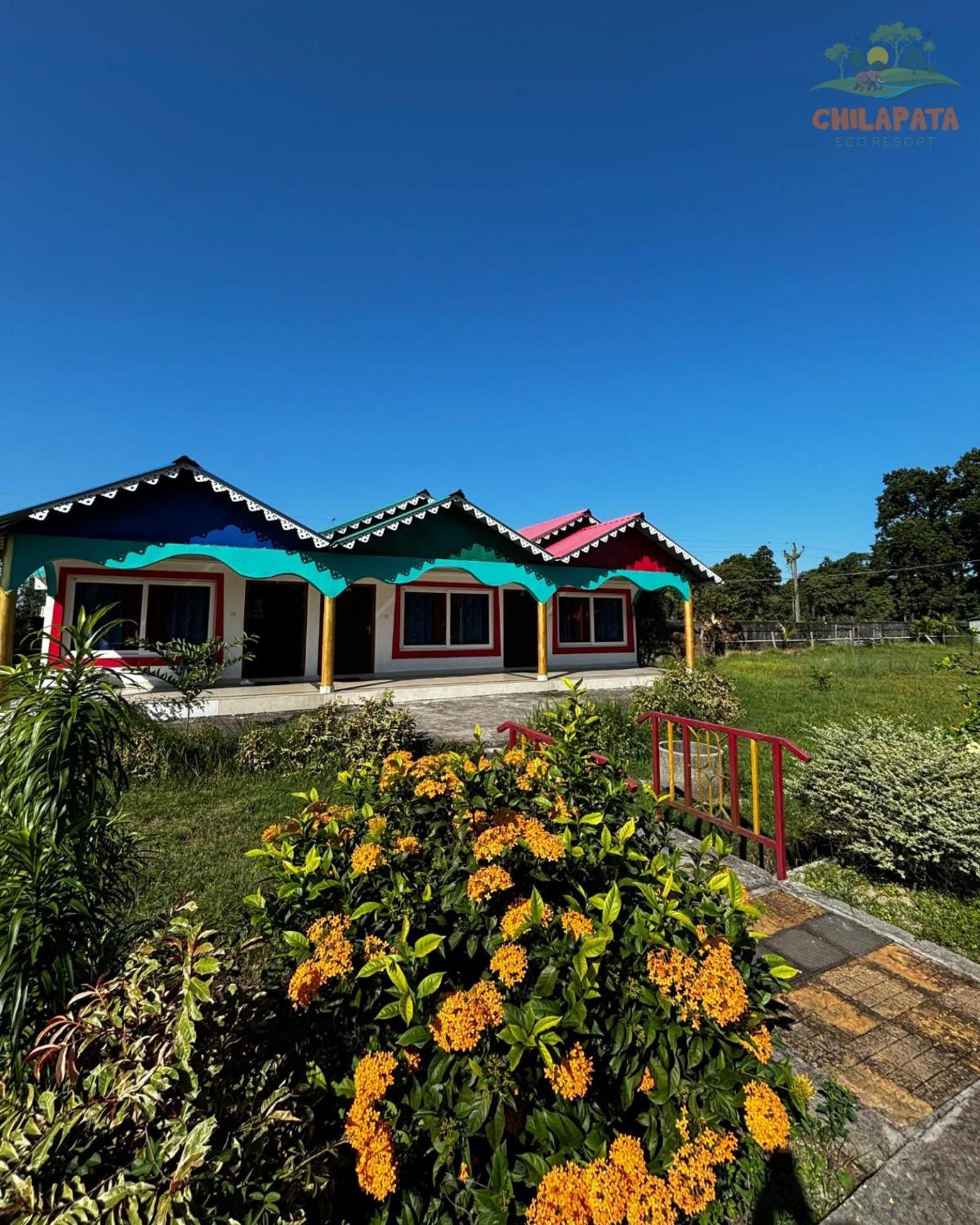 Chilapata Eco Resort Uttar Simlabari Exteriör bild