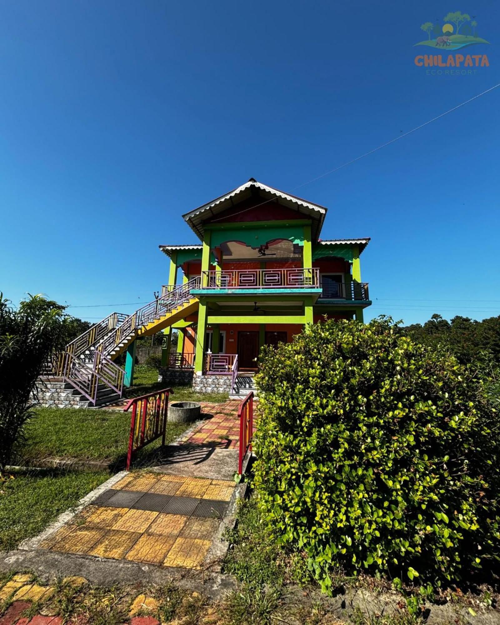 Chilapata Eco Resort Uttar Simlabari Exteriör bild